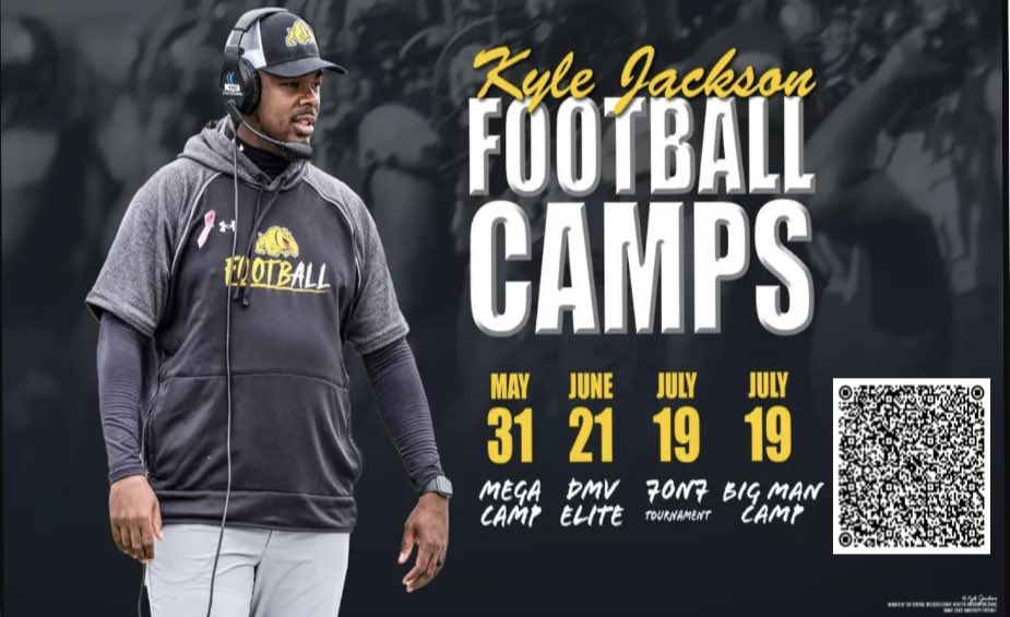 Coach Kyle Jackson Bowie State University Football Camps