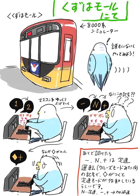 くずはモールにある8000系のシミュレーター、誰もいないときにやったらマスコンに戸惑ったという思い出 
