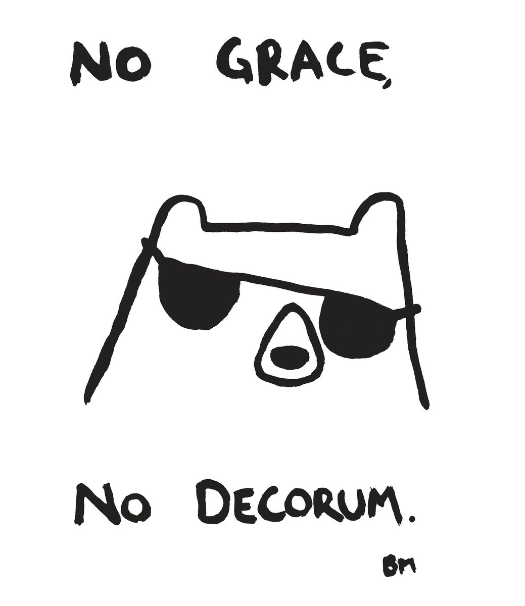 Badly Drawn Bears (@badlydrawnbears) on Twitter photo No grace, no decorum xox No grace, no decorum xox