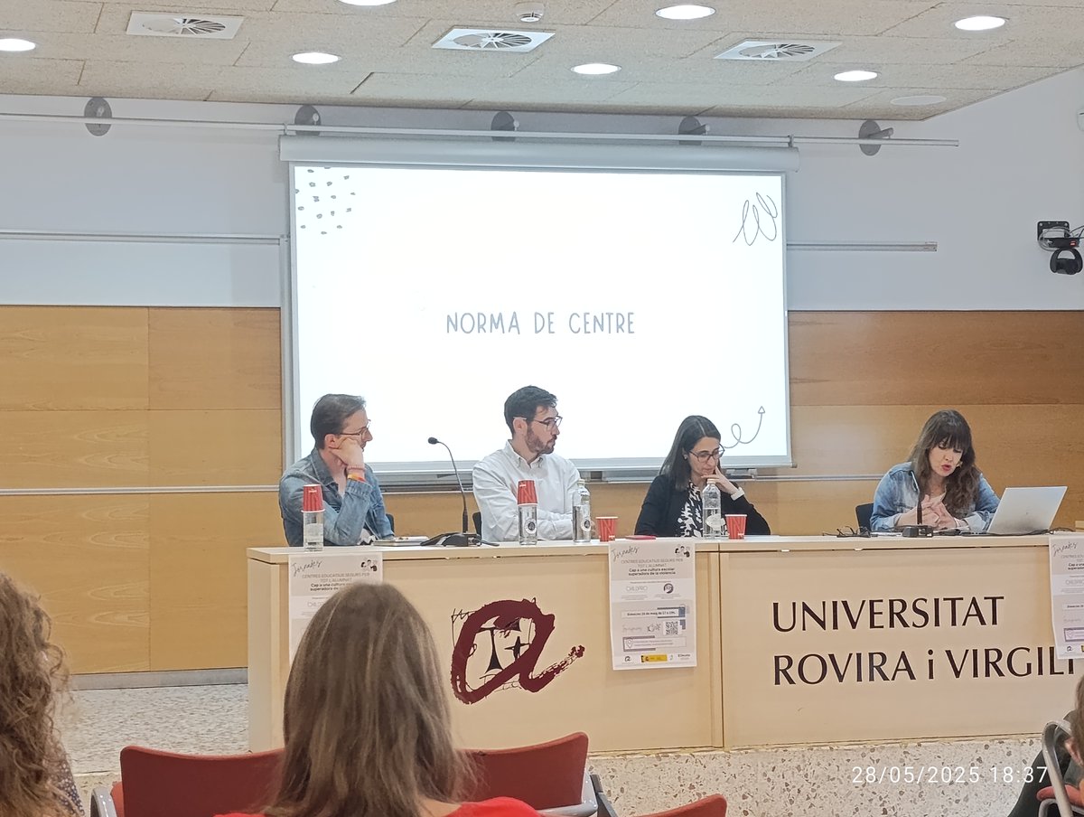 La directora de l"<a href="/EscMediterrania/">Escola Mediterrània</a> explica que l'èxit Educatiu està vinculat a poder gaudir d'un espai lliure de violència. La seva norma de centre: Clima de respecte per estudiar i aprendre.  Resultats del projecte SAFE a la <a href="/uni/">UNI</a>