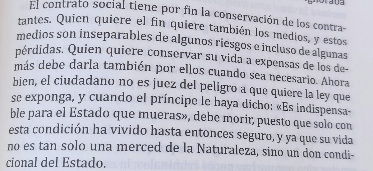 Para el próximo que me mencione algo del supuesto contrato social, unas palabras de su creador: