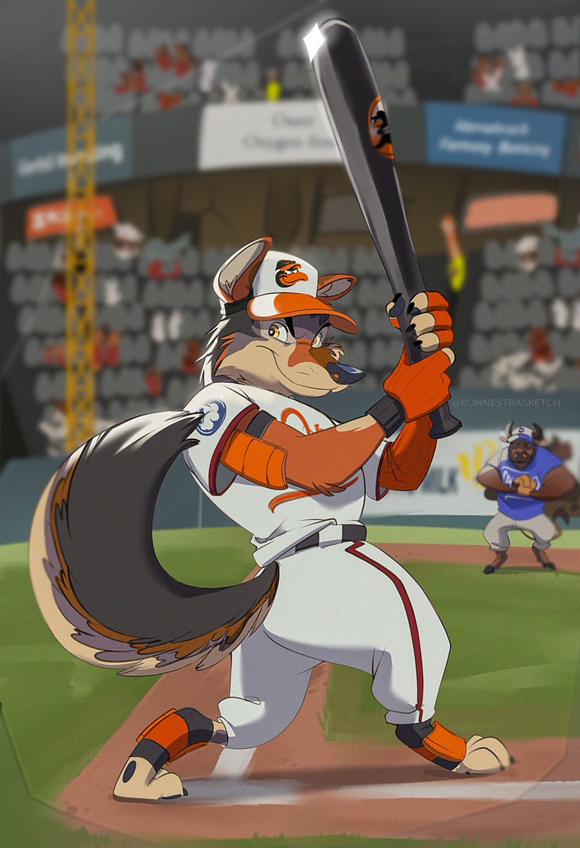 KonnestraSketch's tweet photo. Fullbody c0mm for @IronYote ! I'm really happy with this one ⚾️🧢 https://t.co/DbEegTvd1g