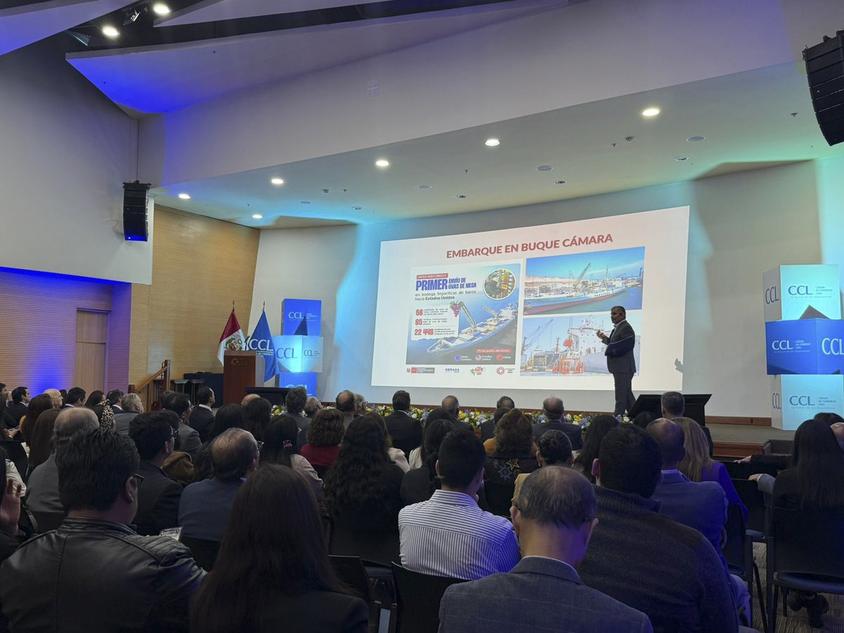 TPParacas's tweet photo. 🚢🌍 Puerto de Paracas: Conectando el sur del Perú con el mundo
Hoy participamos en el XXII Foro Internacional de Puertos, organizado por la @camaradelima , reafirmando nuestro compromiso con el desarrollo logístico nacional. https://t.co/YkLuv8uN7u