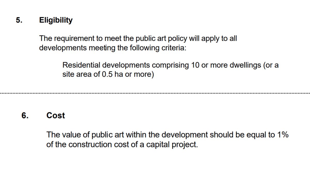 Local authorities have an issue with “everything-ism” in new homes.

In Cambridge, even a 10-home scheme can trigger a requirement for a public art strategy that should equal 1% of the construction cost!