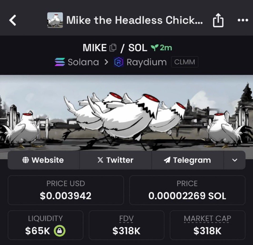 Techcoin01's tweet photo. I aped $MIKE at $318k mcap for copy traders in my Private TG.

Dm to join TG. 

$Solana #BTC #Trump #Btc #solana $fwog $Gme $Duna $buck $kokok $coral $jos $Lens
$Bolt $memdex $ava $Sse $hosico #elon #Solana #btc #usdt $odom #Useless $Swarm $muzw $gib #Tasshub #Trump #memecoinsol https://t.co/nYSd38Zmf8
