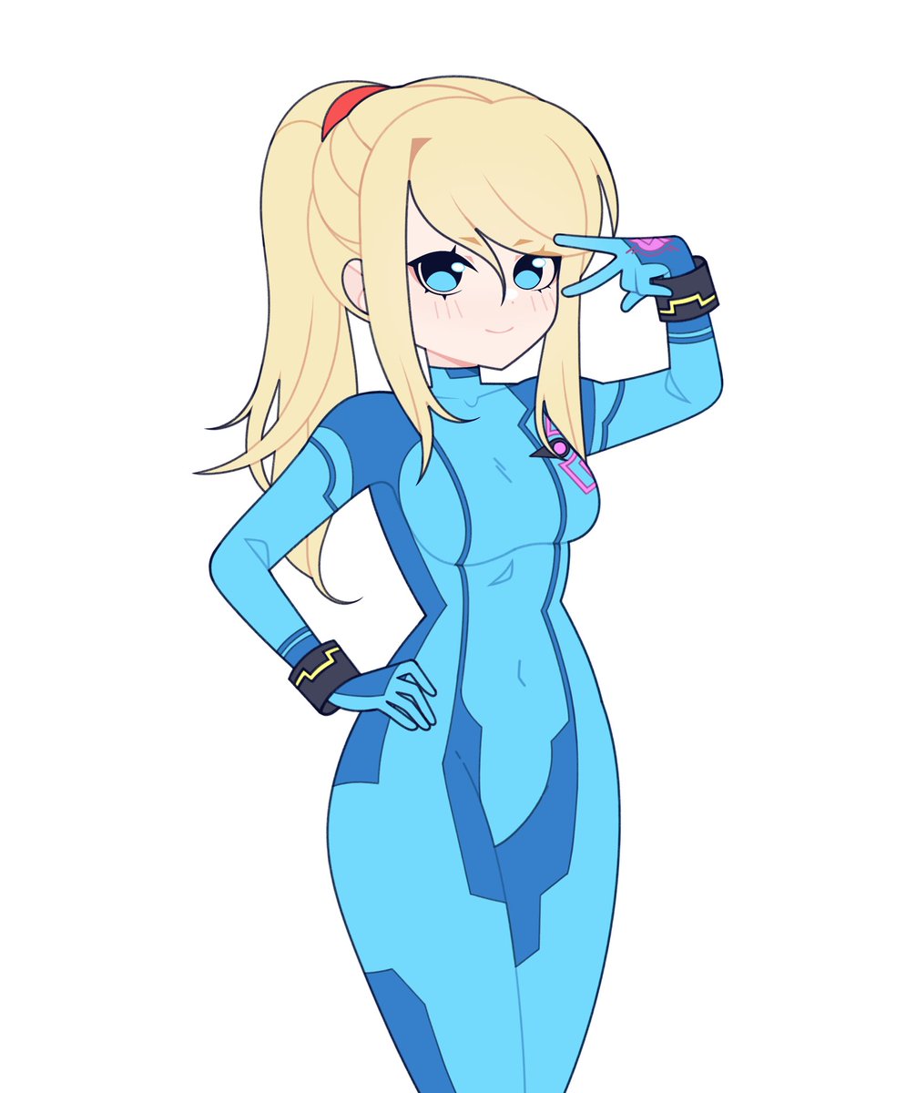 Meqqey's tweet image. Samus Aran commission