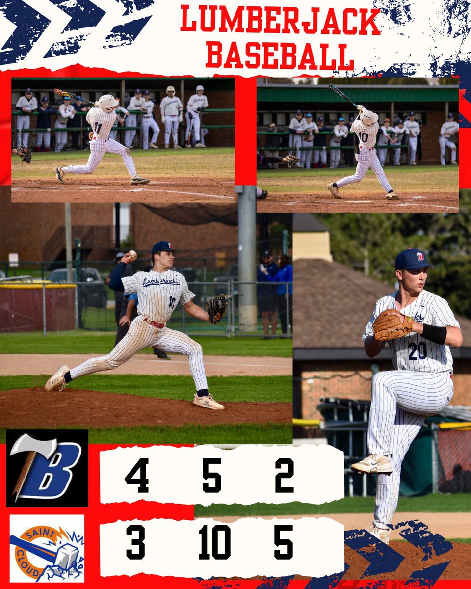 ⛽️Gunner Ganske(2026) 1inn(S), H, 0R, K
⛽️Stonewall Gessner(2025) 1inn(H), H, 0R, K
🪓Jack Lundquist(2025) 2-3
🪓Gunner Ganske(2026) 2-3, 2B