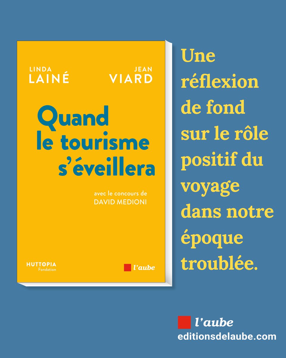 Éditions de l'Aube (@editionsdelaube) on Twitter photo 🌍 Et si le tourisme devenait un levier de transformation positive ?
📘 "Quand le tourisme s’éveillera" de <a href="/jeanviard/">jean viard</a> et Linda Lainé est à découvrir en librairie !
Vers un #tourisme plus local, éthique et humain.
#tourismedurable #transitionécologique #essai 🌍 Et si le tourisme devenait un levier de transformation positive ?
📘 "Quand le tourisme s’éveillera" de <a href="/jeanviard/">jean viard</a> et Linda Lainé est à découvrir en librairie !
Vers un #tourisme plus local, éthique et humain.
#tourismedurable #transitionécologique #essai