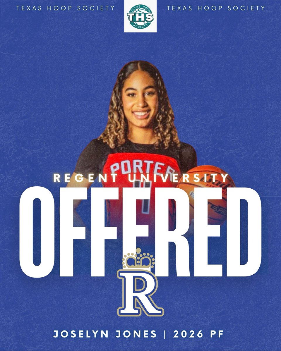 Joselyn Jones (JJ) (@jjhoops26) on Twitter photo Thank you <a href="/DonteMinter/">Donte Minter</a> for the offer to play at Regent University! 🙌🏽
<a href="/itscoachv_/">Coach Candace Virgadamo</a> <a href="/teamtexasbball/">Texas Hoops Society (THS)</a> <a href="/PorterGBB/">PHS Spartan Women</a> Thank you <a href="/DonteMinter/">Donte Minter</a> for the offer to play at Regent University! 🙌🏽
<a href="/itscoachv_/">Coach Candace Virgadamo</a> <a href="/teamtexasbball/">Texas Hoops Society (THS)</a> <a href="/PorterGBB/">PHS Spartan Women</a>