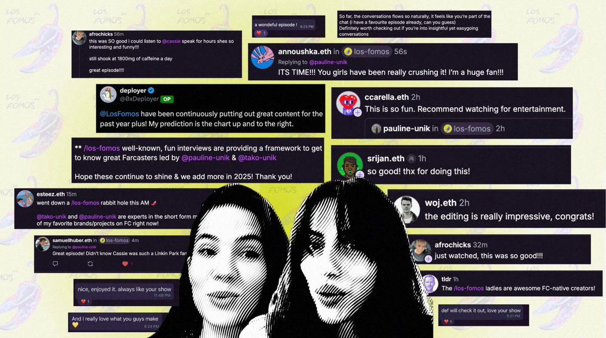 Paulineunik.base.eth (@pauline_unik) on Twitter photo Here are some facts about us as part of our nomination for the FC x <a href="/OctantApp/">Octant.eth</a> round on the octant channel on FC🌶️!!! <a href="/Tako_Unik/">Unik Tako</a> and I started the <a href="/LosFomos/">Los Fomos (visit LF on Farcaster)</a> show last year to break the ice on <a href="/farcaster_xyz/">Farcaster</a> with spicy cocktails. In a space where people mostly discussed tech and Here are some facts about us as part of our nomination for the FC x <a href="/OctantApp/">Octant.eth</a> round on the octant channel on FC🌶️!!! <a href="/Tako_Unik/">Unik Tako</a> and I started the <a href="/LosFomos/">Los Fomos (visit LF on Farcaster)</a> show last year to break the ice on <a href="/farcaster_xyz/">Farcaster</a> with spicy cocktails. In a space where people mostly discussed tech and