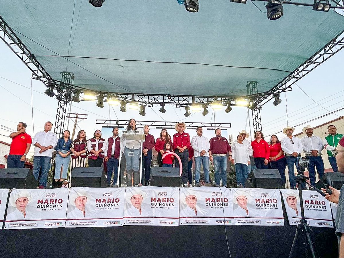 NachoFuentesDgo's tweet photo. #Pánuco ya decidió y la 4ta transformación continúa con Mario Quiñones próximo presidente municipal. Nuestro movimiento seguirá avanzando con más fuerza que nunca.
Trabajo, compromiso y continuidad
#MarioPresidente #MorenaArrasa https://t.co/yK6EzsLUva