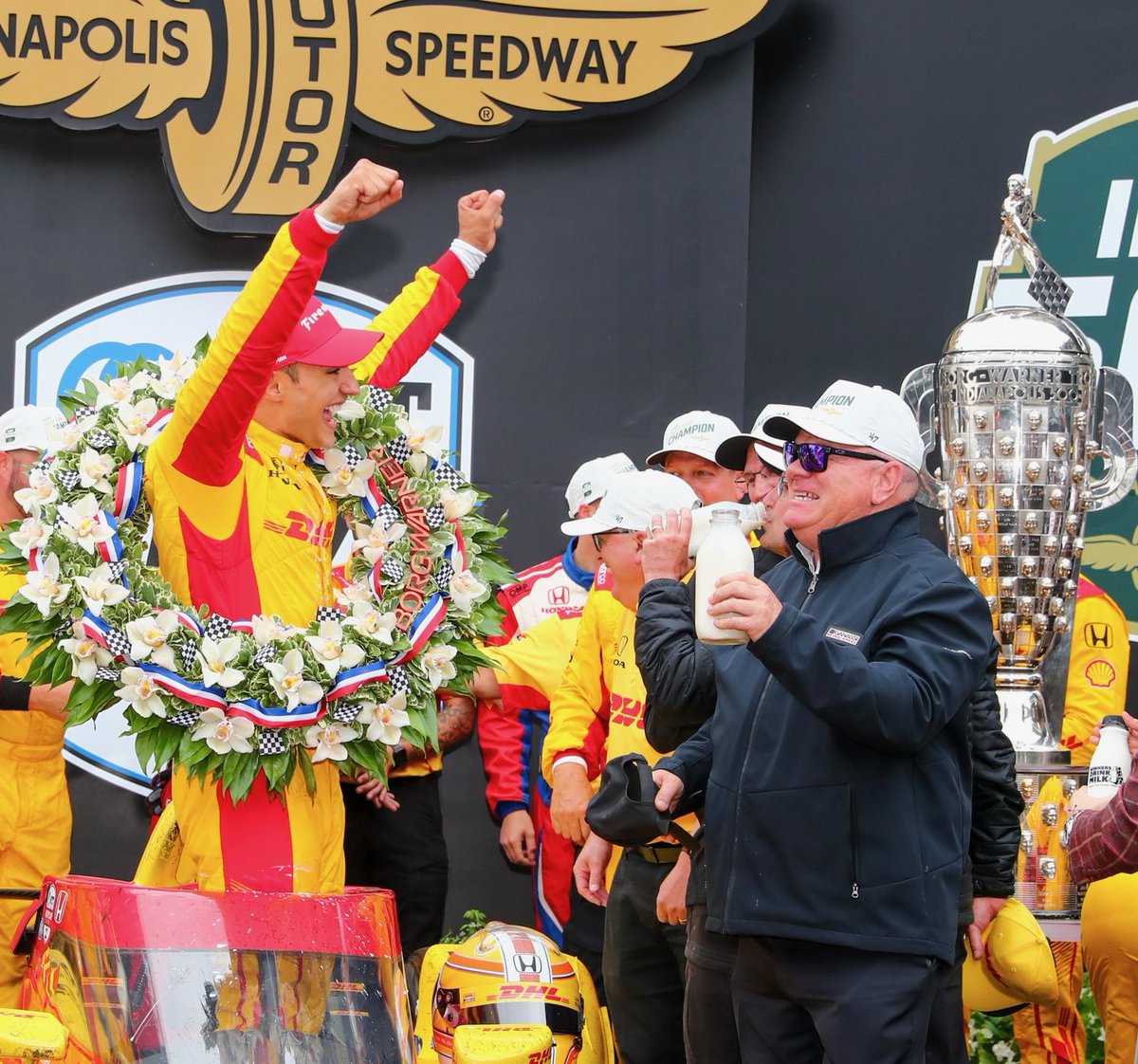 Chip Ganassi (@ganassichip) on Twitter photo May 25, 2025. Victory Lane.
Indianapolis Motor Speedway
<a href="/AlexPalou/">Alex Palou Montalbo</a> <a href="/CGRTeams/">Chip Ganassi Racing</a> May 25, 2025. Victory Lane.
Indianapolis Motor Speedway
<a href="/AlexPalou/">Alex Palou Montalbo</a> <a href="/CGRTeams/">Chip Ganassi Racing</a>