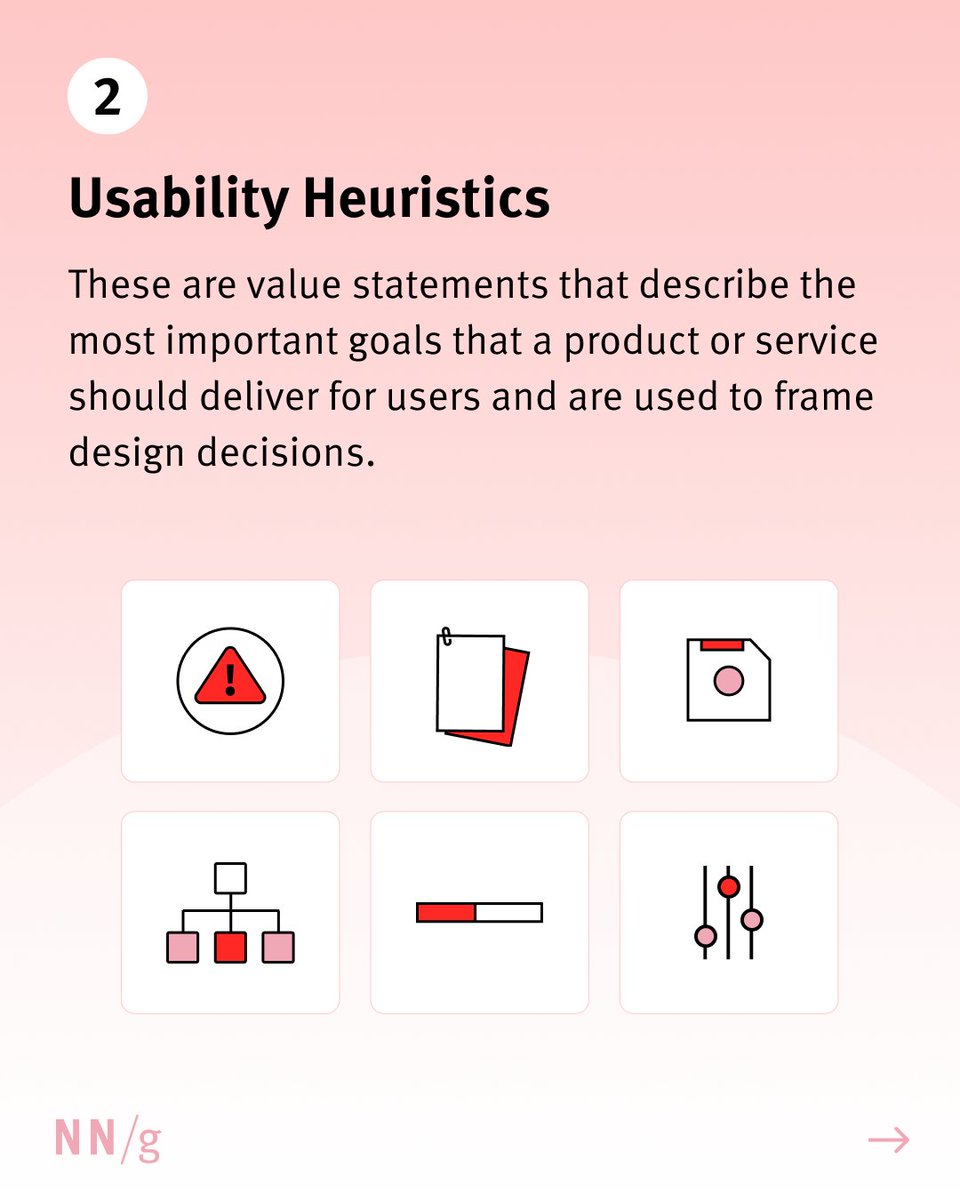 NNgroup's tweet image. Design teams juggle it all—deadlines, deliverables, &amp;amp; debates over “good design.” Rachel Krause shares 4 pillars of UX guidance to streamline teamwork &amp;amp; boost consistency. 

Read more: bit.ly/3SbQHxB 

#UxDesign #DesignPrinciples #Heuristics