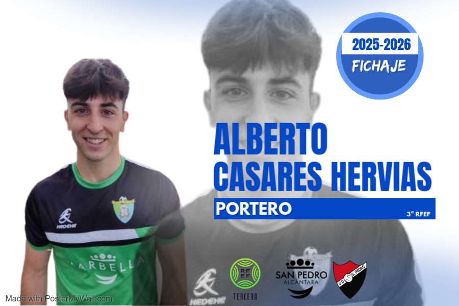¡Estamos emocionados de anunciar un nuevo fichaje en nuestro equipo!
Damos la bienvenida a un nuevo portero, un talento de 21 años procedente del Alh. de la Torre CF. Con raíces granadinas, ha demostrado su calidad en equipos como Vazquez Cultural, CD Santa Fe de y We F.C.