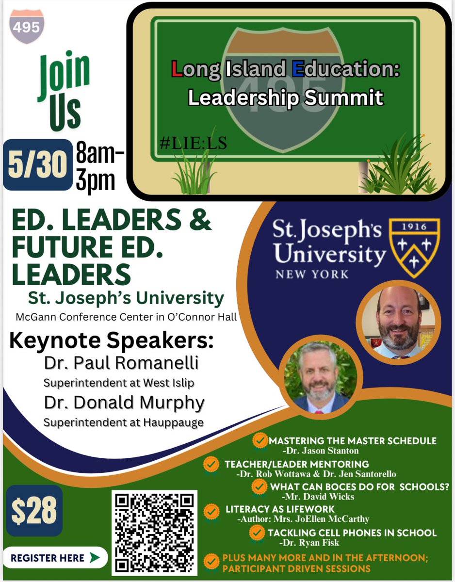 Looking forward to a great day of learning at #LIELS this Friday!  Register here: eventbrite.com/e/long-island-… <a href="/SAANYS/">SAANYS</a> #edtech #edchat