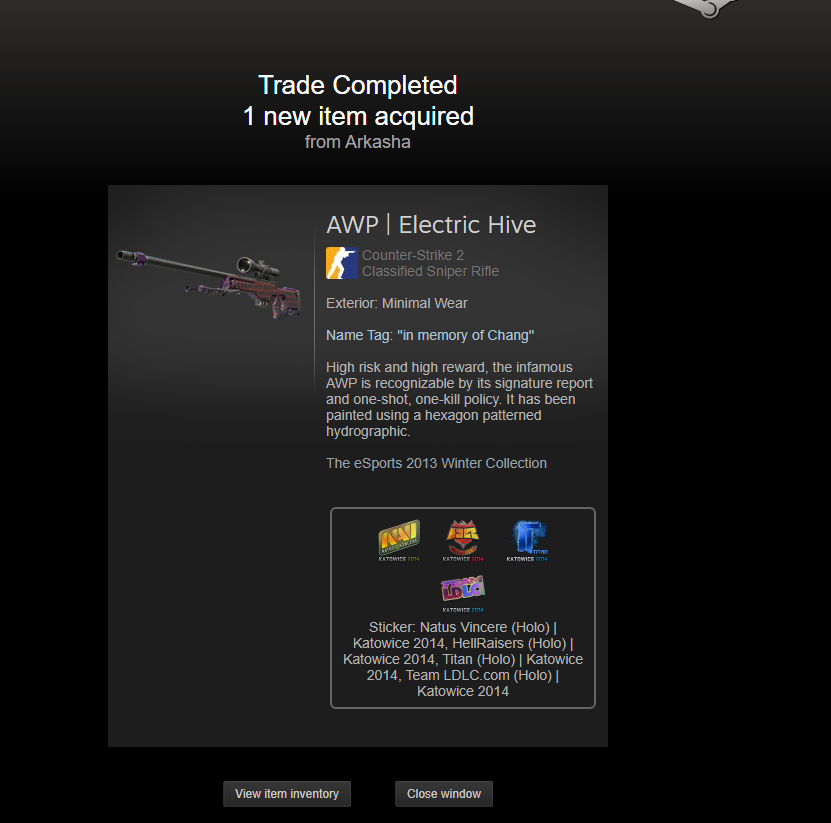 Vancho666_CS's tweet image. SOME GUY LISTED THIS FOR MARKET ON BUFF LMAOOOO I SNIPED IT