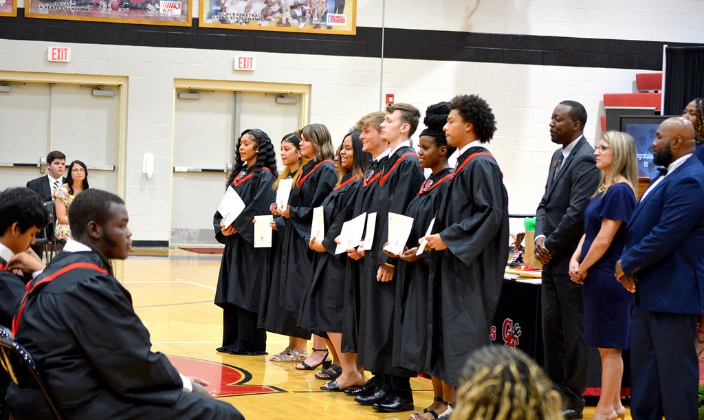Here are a few photos from Great Falls High School’s Senior Awards Ceremony. Congratulations to the Class of 2025! A special congratulations to the 2025 Salutatorian – Laney Marie Funderburk, and 2025 Valedictorian – Kinsley Elizabeth Price!