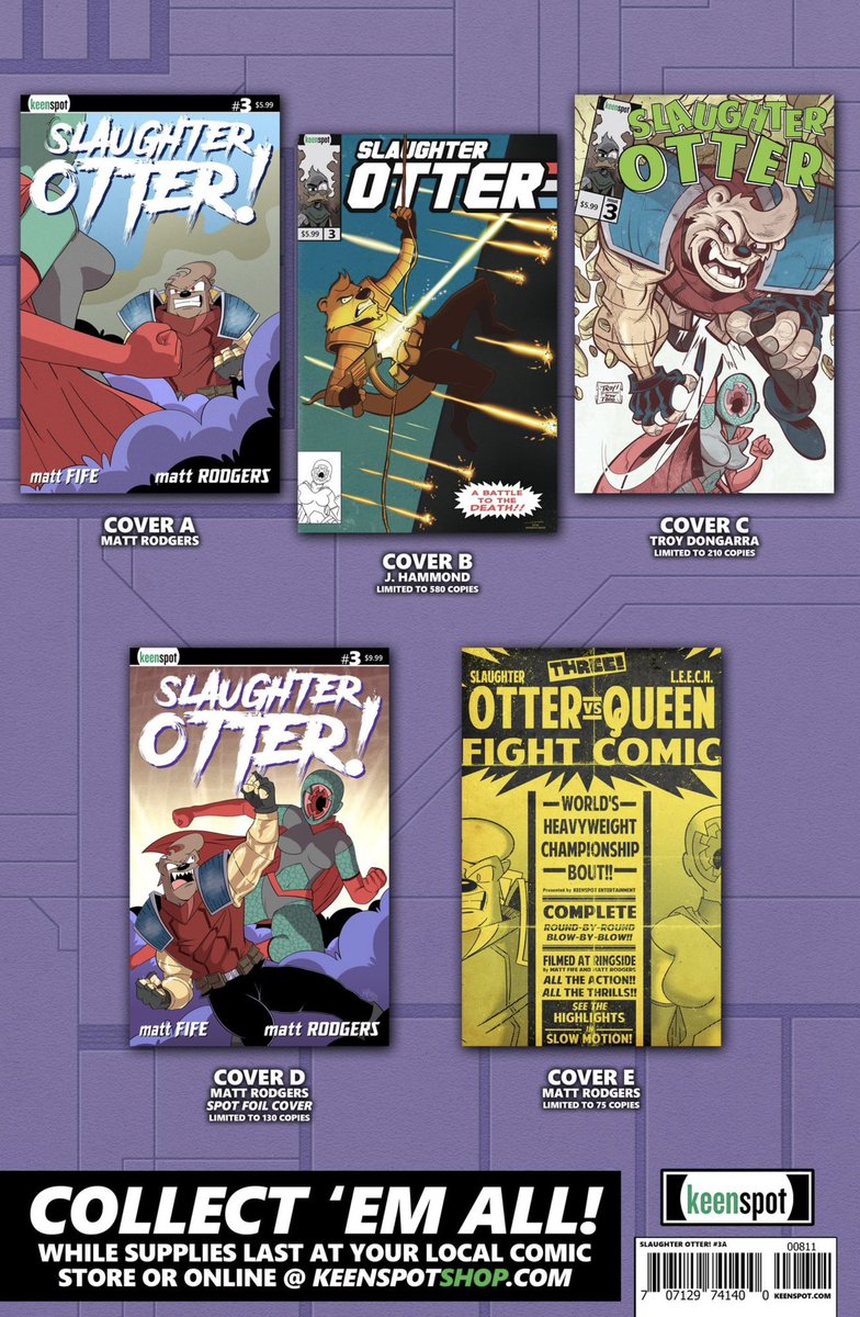 In Stores Now: SLAUGHTER OTTER #3! #NCBD
