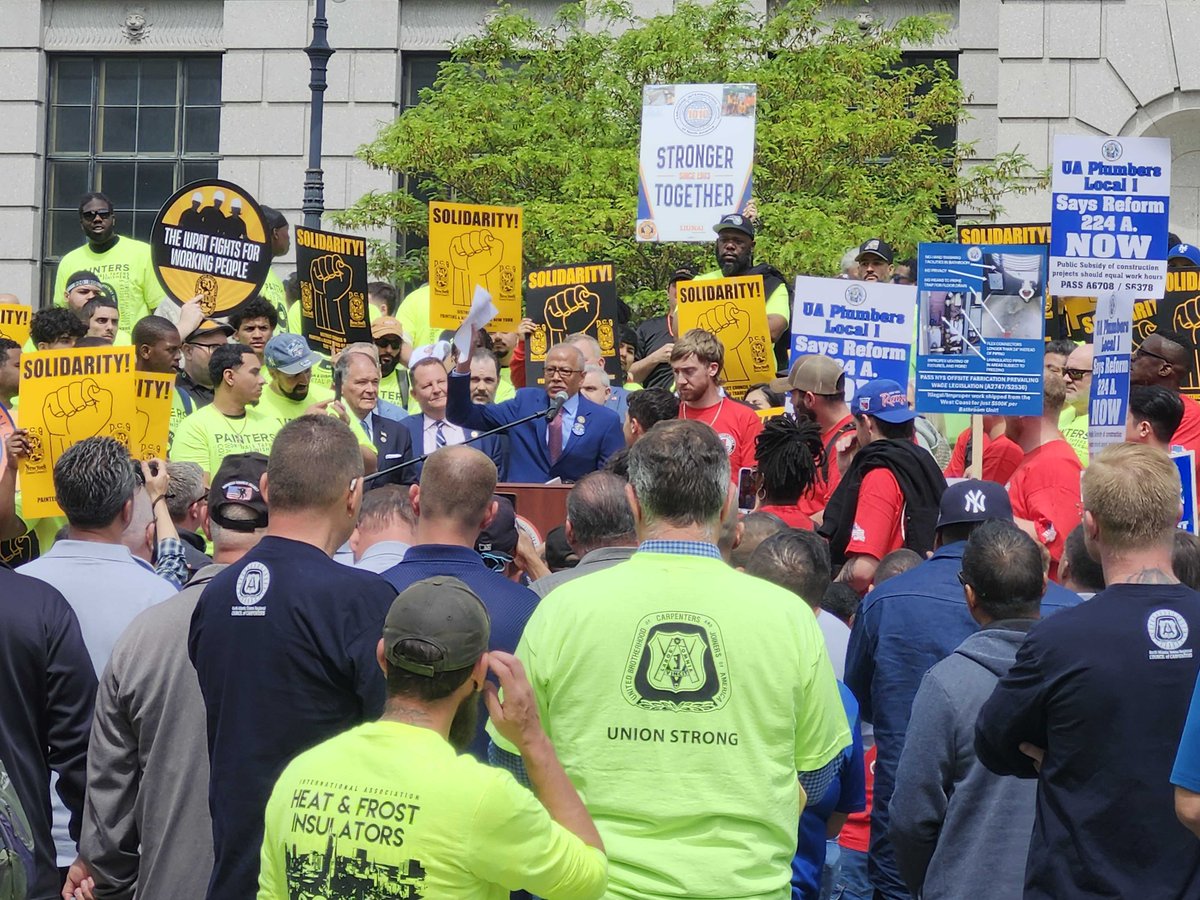 NYC Building Trades (@nycbldgtrades) on Twitter photo "New York’s construction workers deserve laws that reflect the full arc of their labor, not just what happens on the job site, but what makes the job site possible. Because in this state, we don't outsource respect." - <a href="/SenatorRJackson/">Robert Jackson</a> of <a href="/NYSenate/">New York State Senate</a> "New York’s construction workers deserve laws that reflect the full arc of their labor, not just what happens on the job site, but what makes the job site possible. Because in this state, we don't outsource respect." - <a href="/SenatorRJackson/">Robert Jackson</a> of <a href="/NYSenate/">New York State Senate</a>