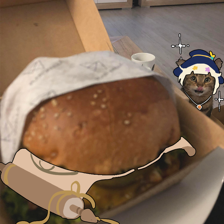 AI2U_game's tweet image. borgers for our boopable AI catgals ~ which sammie are you asking them to go halfsies on? 🔪

#AI2U #AI2UwithYouTilTheEnd #noms #indiedev #indiegame #npc #pets #foodie #foodiememes #cattuesday #yandere #aigame #steamgame #earlyaccess #HamburgerDay #CatMemes #meme #cozygames