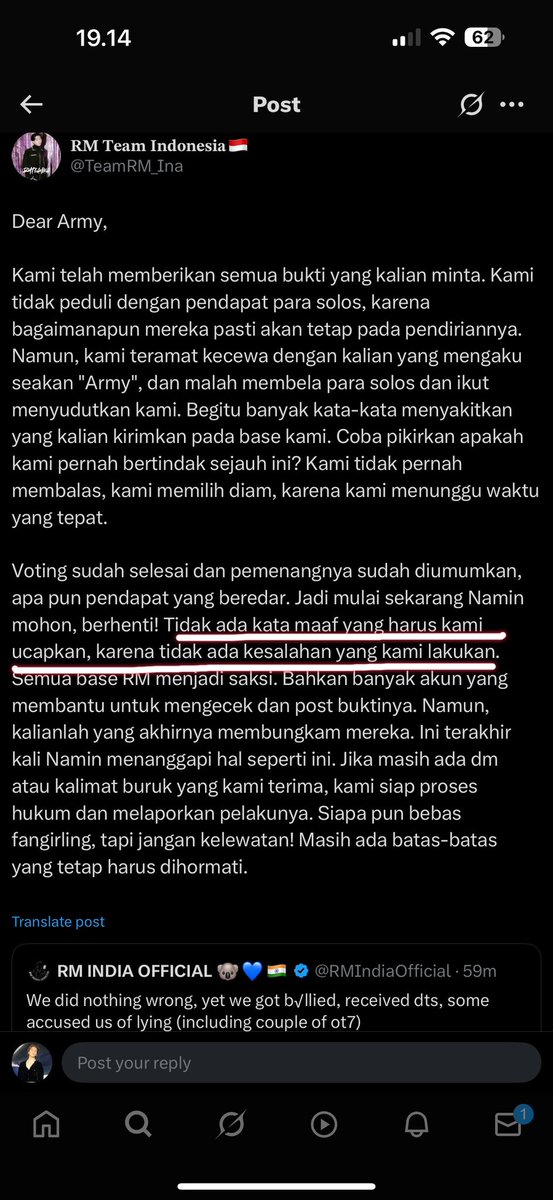 seusaw's tweet photo. @L0ve_daisy @kiranszz Dia buat statement asbun katanya 5k emailnya buat vote namjoon dibuat vote JM (lupa di hack atau apa gitu) terus dia bilang mau spill bukti after pengumuman AMAs kemarin :") tapi malah begitu (terkesan arogan) https://t.co/bckyzrV8Xf