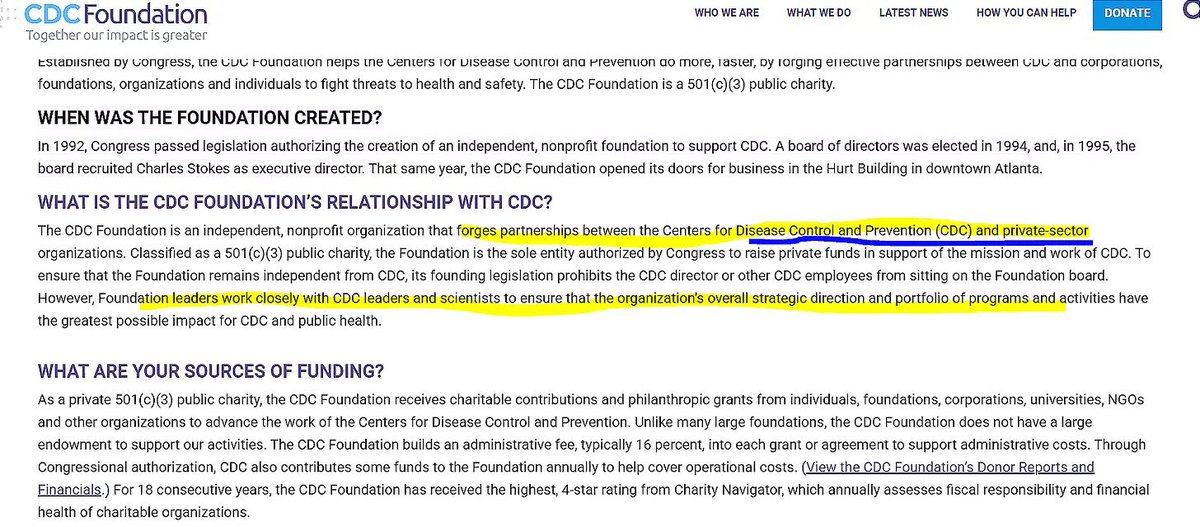 CDC MUST BE DISMANTLED AND DESTROYED 

<a href="/CDCgov/">CDC</a> is a vaccine patent holding company, run by private interests, it is a serial killing, money hungry, RICO syndicate 

The CDC Foundation was created to legitimize taking bribe money

CDC falls under the direction of <a href="/SecKennedy/">Secretary Kennedy</a>