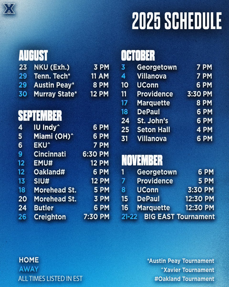 XavierVBALL's tweet image. The Countdown Begins ⚔️
Our 2025 schedule is live!
#LetsGoX