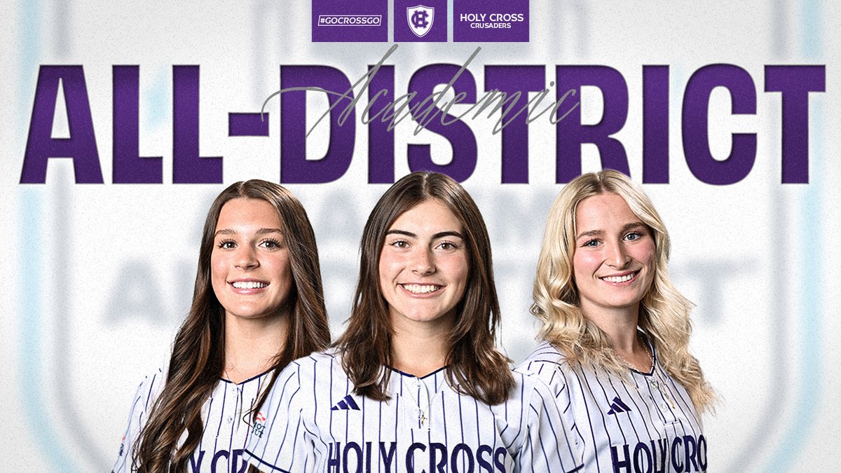 Holy Cross Softball (@hcrosssb) on Twitter photo π Congratulations to <a href="/SniegockiAli/">Ali Sniegocki</a>, <a href="/AGambichler2023/">Ava Gambichler</a> and <a href="/emmapietrzaksb/">Emma Pietrzak</a> who all earned spots on this year's <a href="/CollSportsComm/">College Sports Communicators</a> Academic All-District team!
π° tinyurl.com/bdfrmuet
#GoCrossGo π Congratulations to <a href="/SniegockiAli/">Ali Sniegocki</a>, <a href="/AGambichler2023/">Ava Gambichler</a> and <a href="/emmapietrzaksb/">Emma Pietrzak</a> who all earned spots on this year's <a href="/CollSportsComm/">College Sports Communicators</a> Academic All-District team!
π° tinyurl.com/bdfrmuet
#GoCrossGo