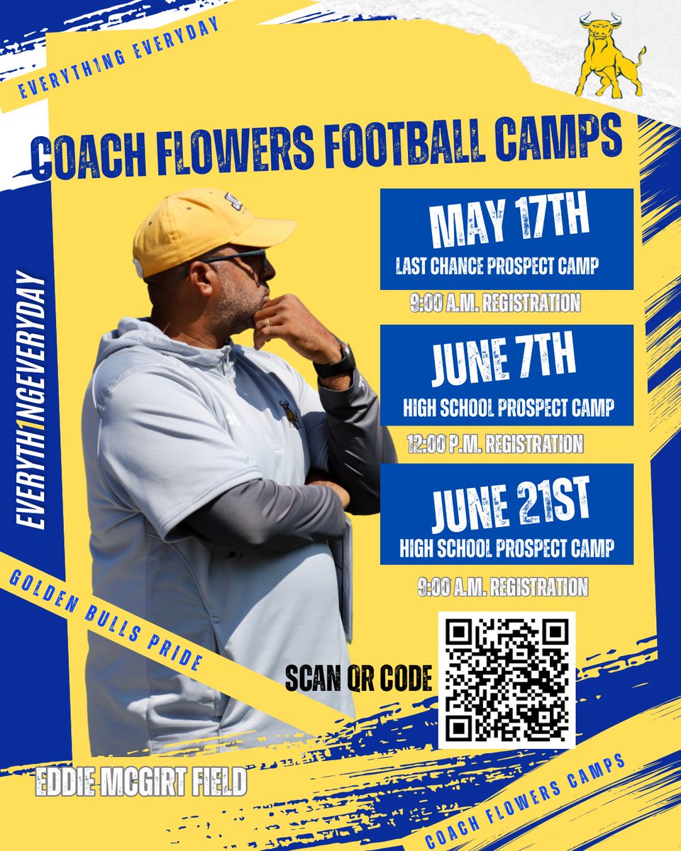 Coach Maurice Flowers, Johnson C. Smith University Football Camps