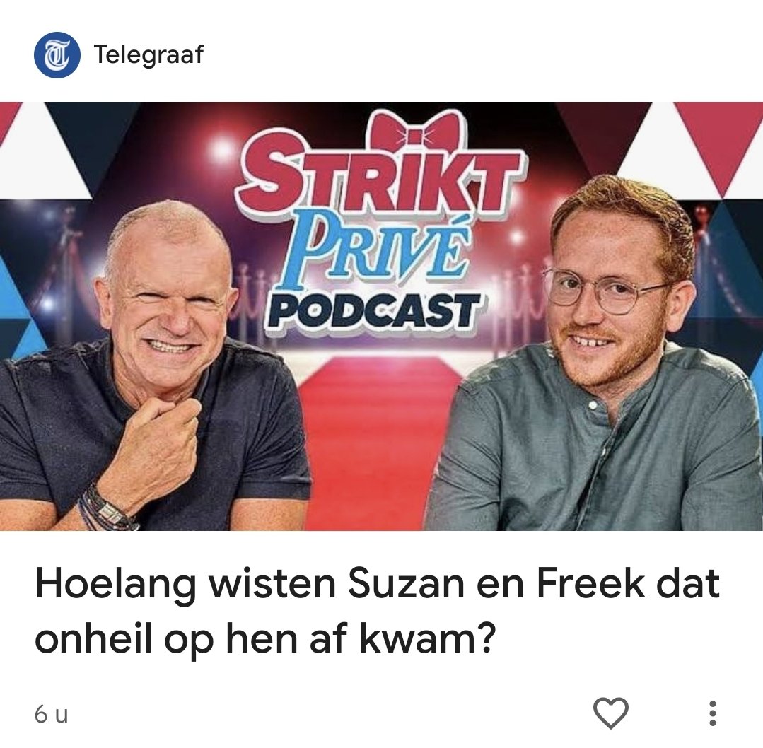Hef jezelf maar gewoon op <a href="/telegraaf/">De Telegraaf</a>. Riooldrek.