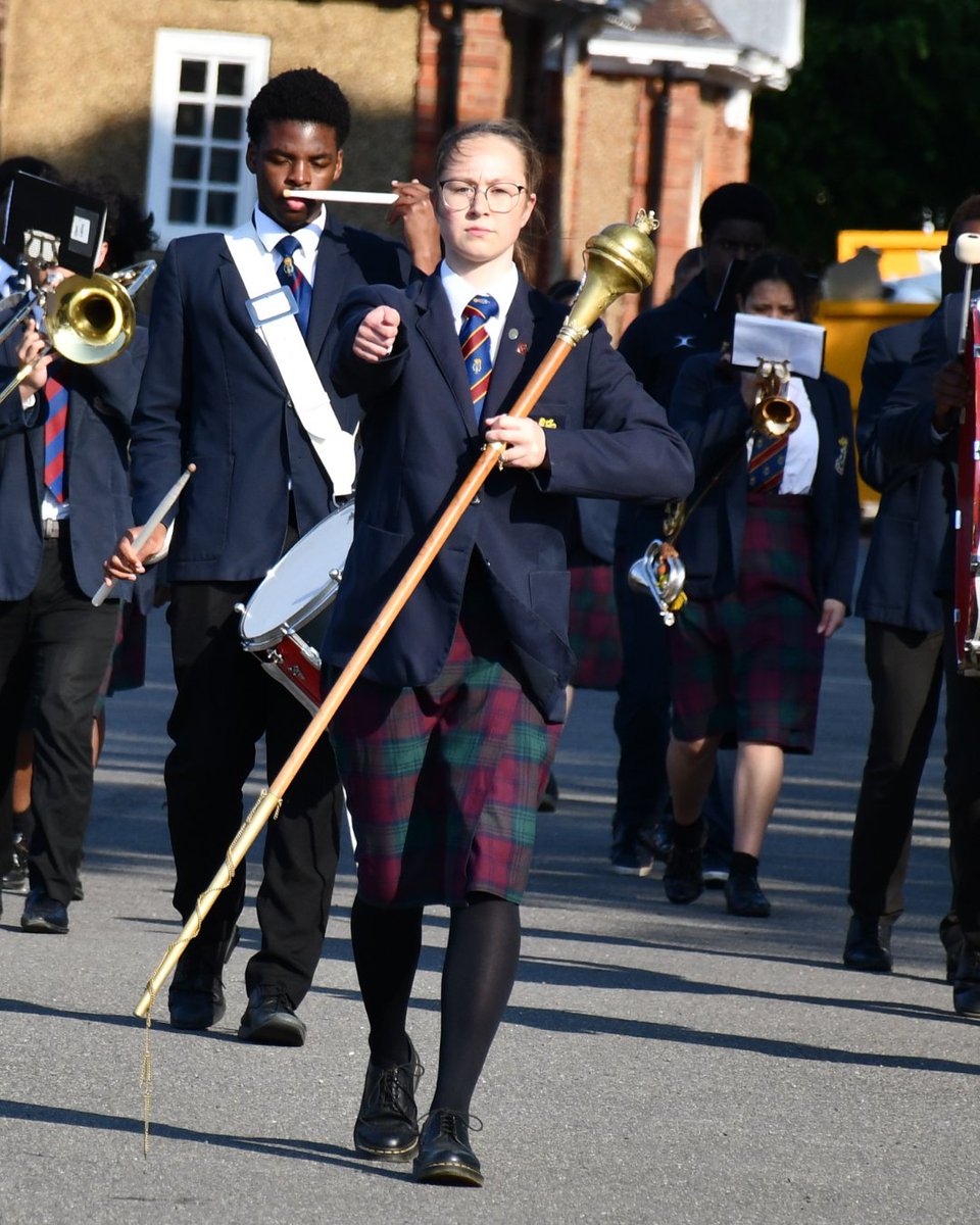 DOYRMS's tweet image. Niraj, Rares, Harriet &amp;amp; Omodele each led the military band, showing off top-tier drill, leadership &amp;amp; mace skills. 

All four impressed — decision won’t be easy!
📣 New Drum Major announced after half term… stay tuned!

#DrumMajor #CorpsOfDrums #YouthLeadership #CadetMusic