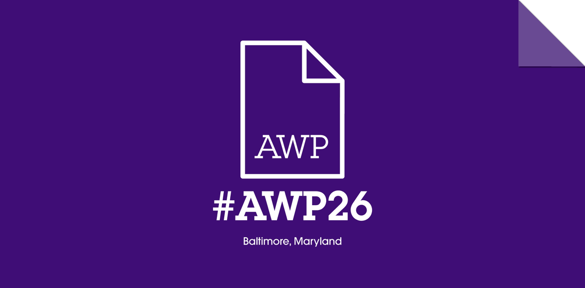 AWP (@awpwriter) on Twitter photo Reminder: If youāre working on an #AWP26 event proposal, donāt forget to review the proposal guidelines. Questions? Email events@awpwriter.org for assistance! awpwriter.org/AWP/AWP/Confer⦠Reminder: If youāre working on an #AWP26 event proposal, donāt forget to review the proposal guidelines. Questions? Email events@awpwriter.org for assistance! awpwriter.org/AWP/AWP/Conferā¦