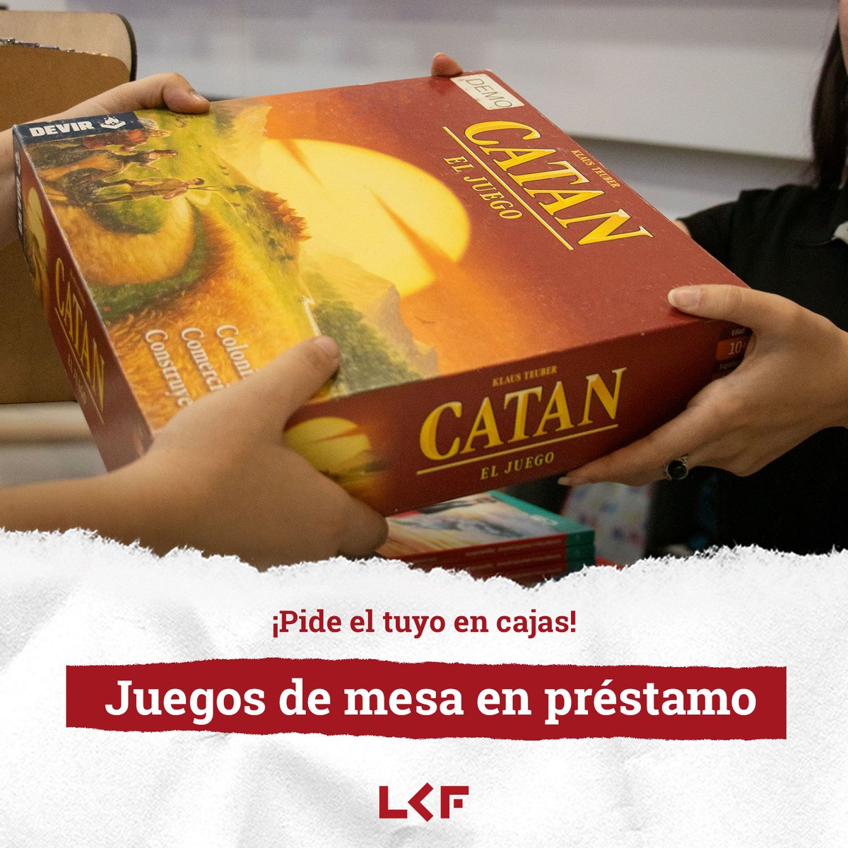 ¿Sabías que hoy se celebra el Día Internacional del juego? 🎲 ¡Ven a celebrarlo! Tenemos juegos de mesa en préstamo en el área de cajas, para que pases un momento de diversión con tus amigos o familia.

📍 Periférico Norte 1695, Zapopan
#LCF #LibreriaCarlosFuentes #SigamosLeyendo