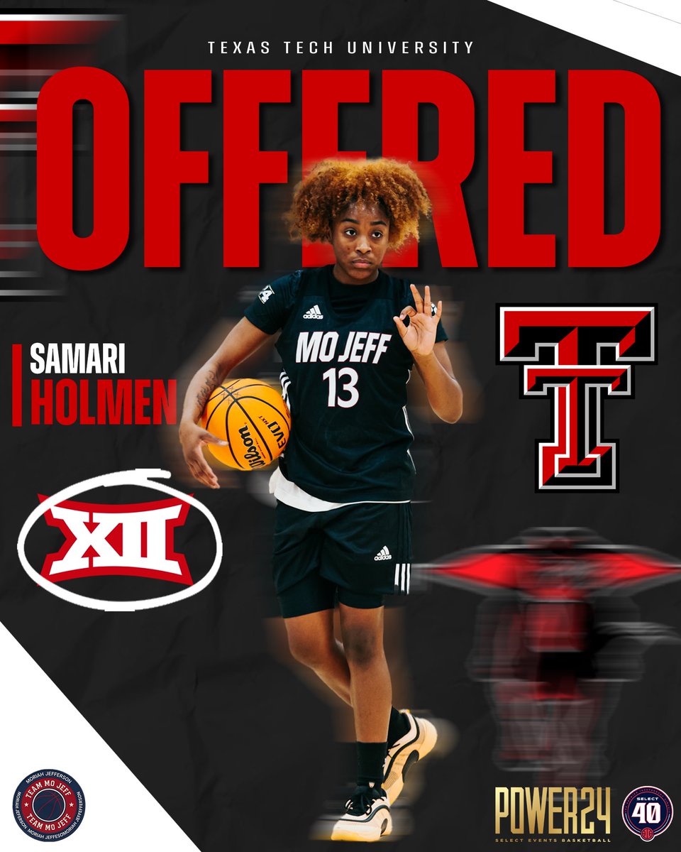 Team Moriah Jefferson (@teammojeff) on Twitter photo Top 2027 PG Samari Holmen <a href="/SamariHolmen/">๐ข๐ช๐ถ๐ช๐ป๐ฒ ๐๐ธ๐ต๐ถ๐ฎ๐ท 2027</a> (Duncanville HS) earns a BIG12 offer from <a href="/CoachGerlich/">Krista Gerlich</a> & <a href="/LadyRaiderWBB/">Lady Raider Basketball</a>
Congrats CeeCee! ๐๐ฅ๐ฅ๐โญ๏ธ
<a href="/Coach_MarcWill/">Coach Marcus</a>
<a href="/bballjkey/">Jason Key</a> <a href="/ShaneLaflin/">Shane Laflin</a> <a href="/KPannell71/">โKPโ</a> <a href="/Coachdomo_24/">Dominique Hamilton</a> <a href="/walshjordan1/">Walsh Jordan</a>
#TeamMoJeff #BeUndeniable #EEHH Top 2027 PG Samari Holmen <a href="/SamariHolmen/">๐ข๐ช๐ถ๐ช๐ป๐ฒ ๐๐ธ๐ต๐ถ๐ฎ๐ท 2027</a> (Duncanville HS) earns a BIG12 offer from <a href="/CoachGerlich/">Krista Gerlich</a> & <a href="/LadyRaiderWBB/">Lady Raider Basketball</a>
Congrats CeeCee! ๐๐ฅ๐ฅ๐โญ๏ธ
<a href="/Coach_MarcWill/">Coach Marcus</a>
<a href="/bballjkey/">Jason Key</a> <a href="/ShaneLaflin/">Shane Laflin</a> <a href="/KPannell71/">โKPโ</a> <a href="/Coachdomo_24/">Dominique Hamilton</a> <a href="/walshjordan1/">Walsh Jordan</a>
#TeamMoJeff #BeUndeniable #EEHH