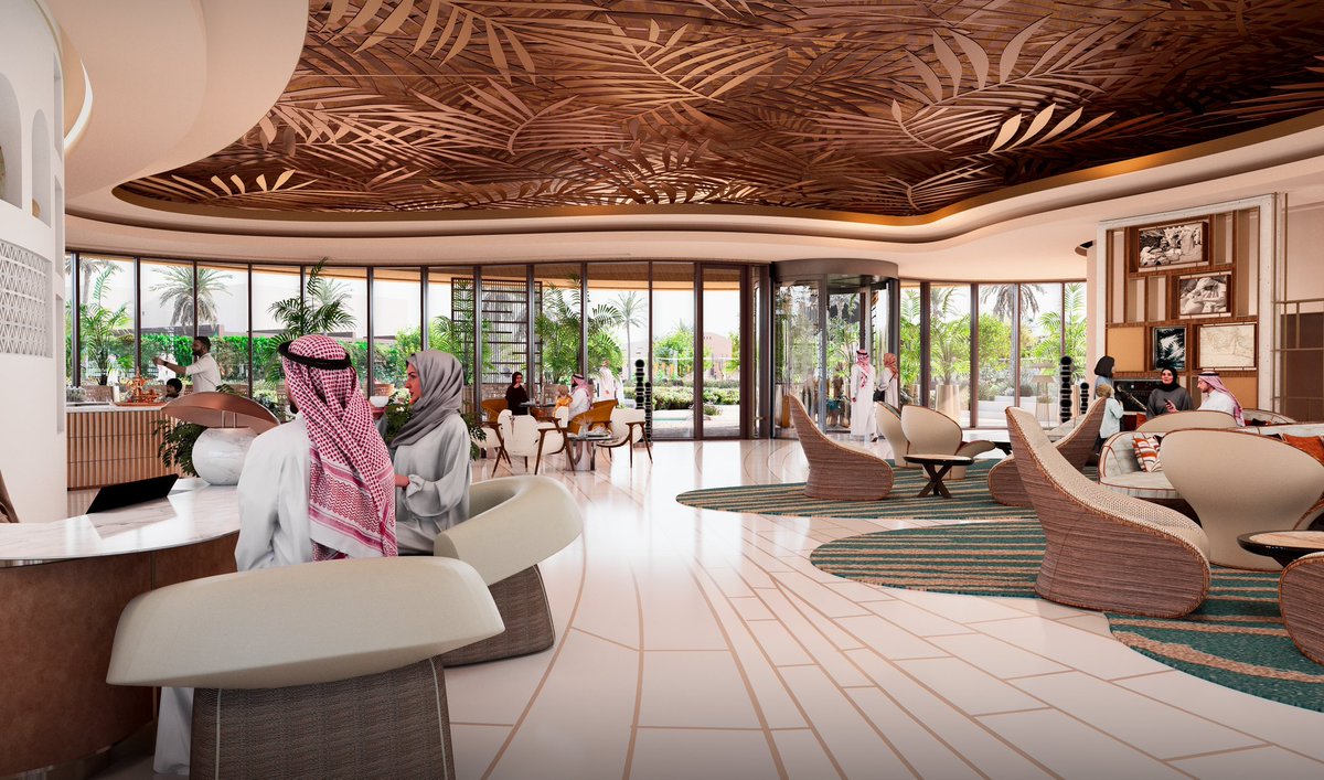 SaudiProject's tweet photo. الكشف عن تصاميم منتجعات #تواجا في الأحساء، التي تطورها شركة #دان  إحدى شركات صندوق الاستثمارات العامة والمتخصصة في السياحة الريفية، لتقدم تجارب غامرة في الاستكشاف والتأمل والمغامرة وسط طبيعة الأحساء، وستتولى هيلتون إدارة أول 3 منتجعات https://t.co/Myc9MBoSHO