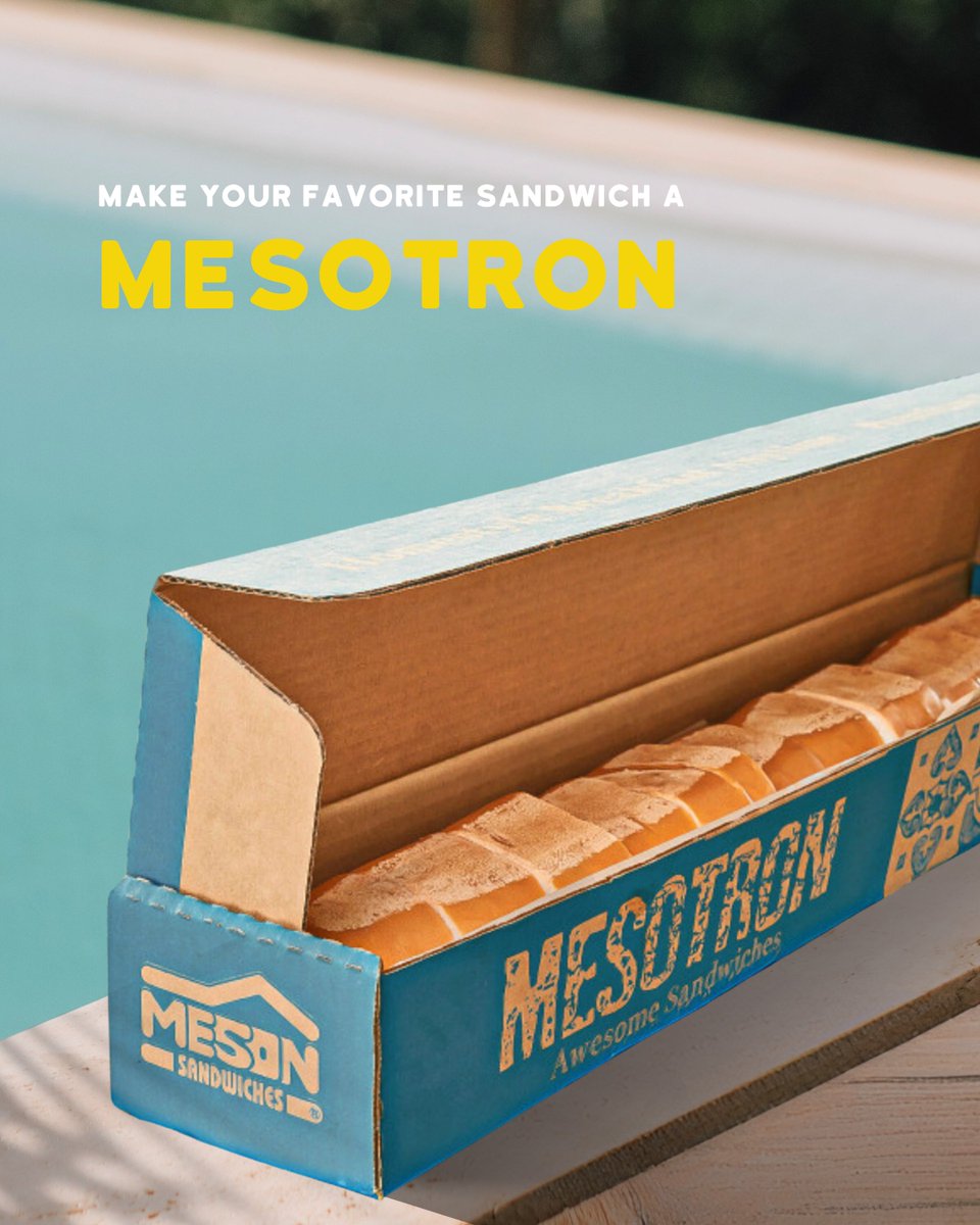 Happy first day of summer! ☀️

If the heat has your squad working up an appetite, you can order any of our ultra-fresh sandwiches as a Mesotron  — a giant sandwich that can feed up to six.

What's your favorite Mesotron combo?