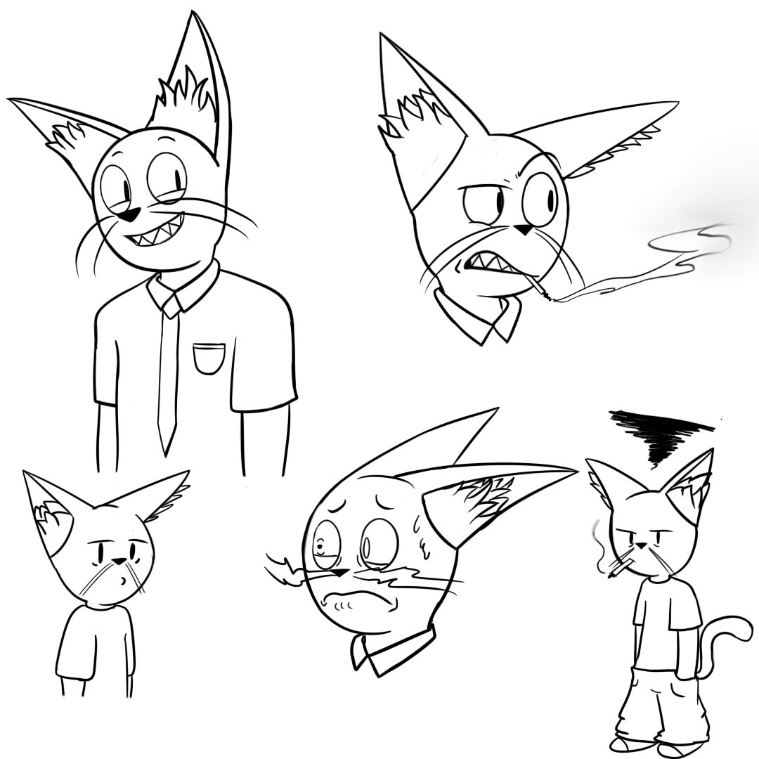 Fiz mais algumas referencias do meu oc, faz tempo que queria fazer algo assim :D