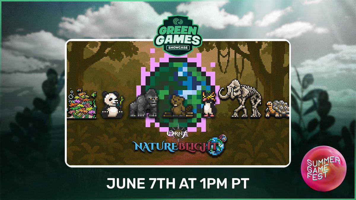 We're really excited to share Northern Forge Studios news! 

We're excited to be part of <a href="/PlanetPlayGames/">PlanetPlay</a> Green Game Showcase at this year's #SummerGameFest

Tune in 7th June for a special announcement/reveal/trailer for Orna: the GPS RPG
#MakeGreenMoves