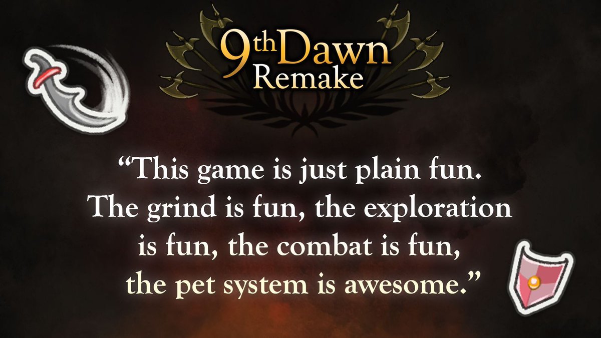 Thank you for this kind review on Steam. It's great to see that people have been enjoying the game since our console launch last month, and to hear your thoughts and feedback on it too!

Which feature of 9th Dawn Remake have you enjoyed the most? 😊❤️