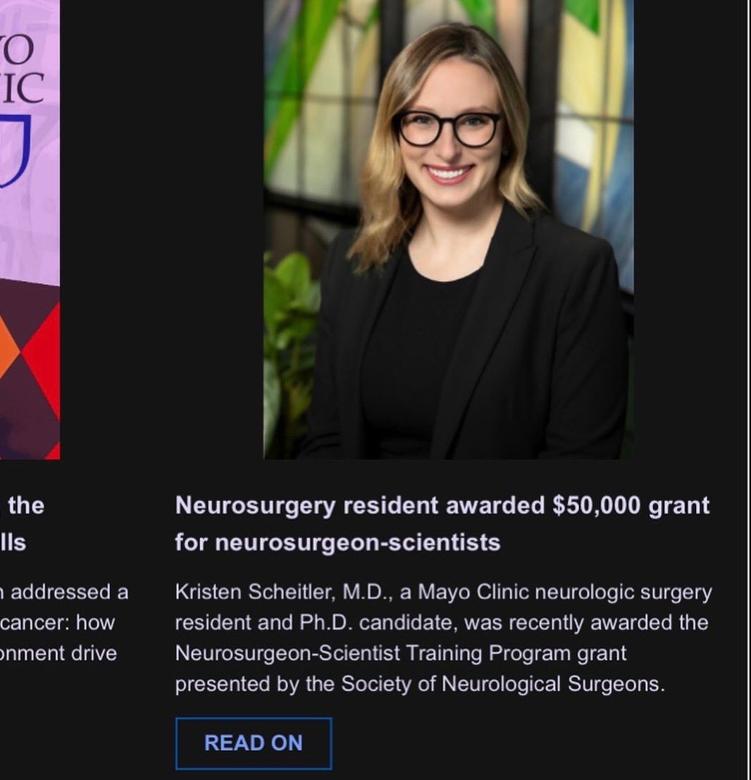Kendall_Lee1's tweet image. Congratulations to Kristen @k_scheitler for getting the SNS NSTP award. @MayoClinic @MayoClinicNeuro