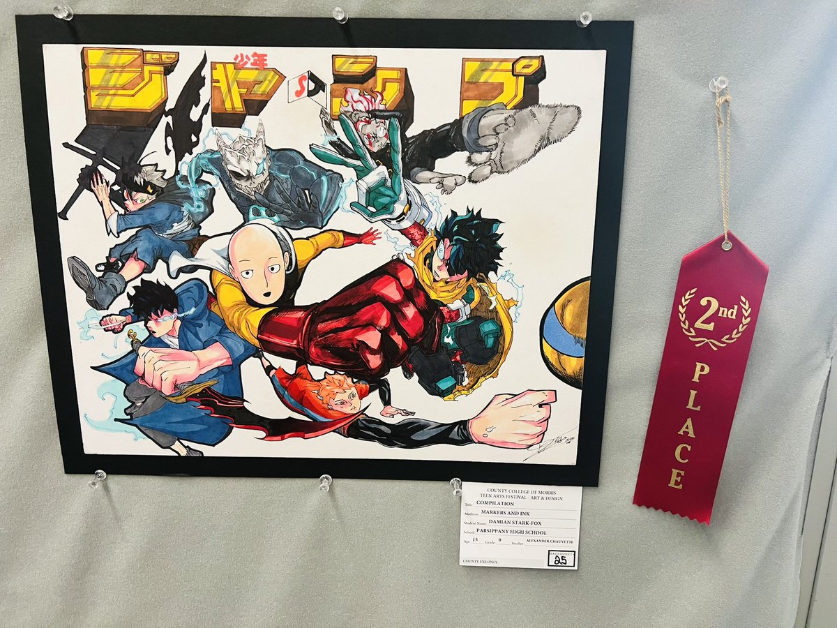 mrsc_vpa's tweet photo. The Par. Hills and Par. High Art Department won 3rd place overall as a district at the 2025 Morris County Teen Arts Festival!
Additional congrats to…
1st place in Sculpture: Lidia T. (PHHS)
2nd place in Digital: Jaslin L. (PHHS)
2nd place in Drawing: Damian S. (PHS) https://t.co/MvgBGPdcQm