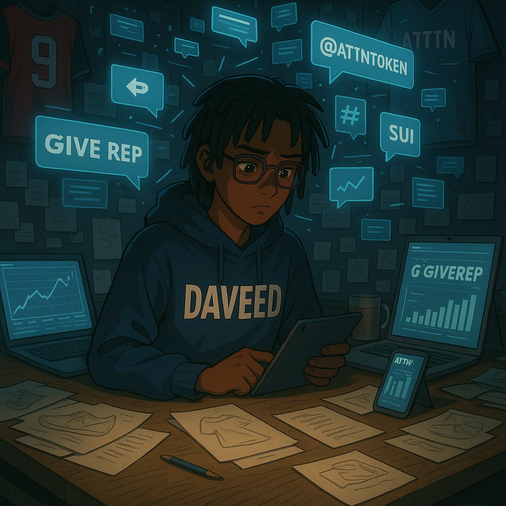 Daveed_Onchain's tweet photo. 𝙅ust wrapped up a hectic day, but you know 𝘿aveed’𝙨 still locked in.

> Day was packed. 
Life was loud.
 But you know what’s louder? @giverep + @ATTNToken updates. Can’t afford to miss a beat when $REP is on the line. 
Web3 reputation is getting redefined.
 #GiveRep #ATTN https://t.co/1D6J1CS8MQ