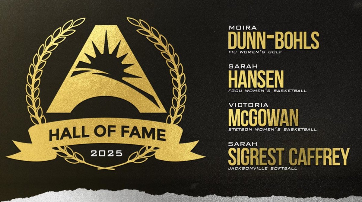 StetsonWBB (@stetsonwbb) on Twitter photo ICYMI: Victoria McGowan is heading to the ASUN Hall of Fame! ππ
π
The ceremony will take place tomorrow night and will stream on YouTube!
π bit.ly/4dMopnd
#GoHatters | <a href="/StetsonHatters/">Stetson Hatters</a> | <a href="/ASUNSports/">Atlantic Sun Conference</a> ICYMI: Victoria McGowan is heading to the ASUN Hall of Fame! ππ
π
The ceremony will take place tomorrow night and will stream on YouTube!
π bit.ly/4dMopnd
#GoHatters | <a href="/StetsonHatters/">Stetson Hatters</a> | <a href="/ASUNSports/">Atlantic Sun Conference</a>