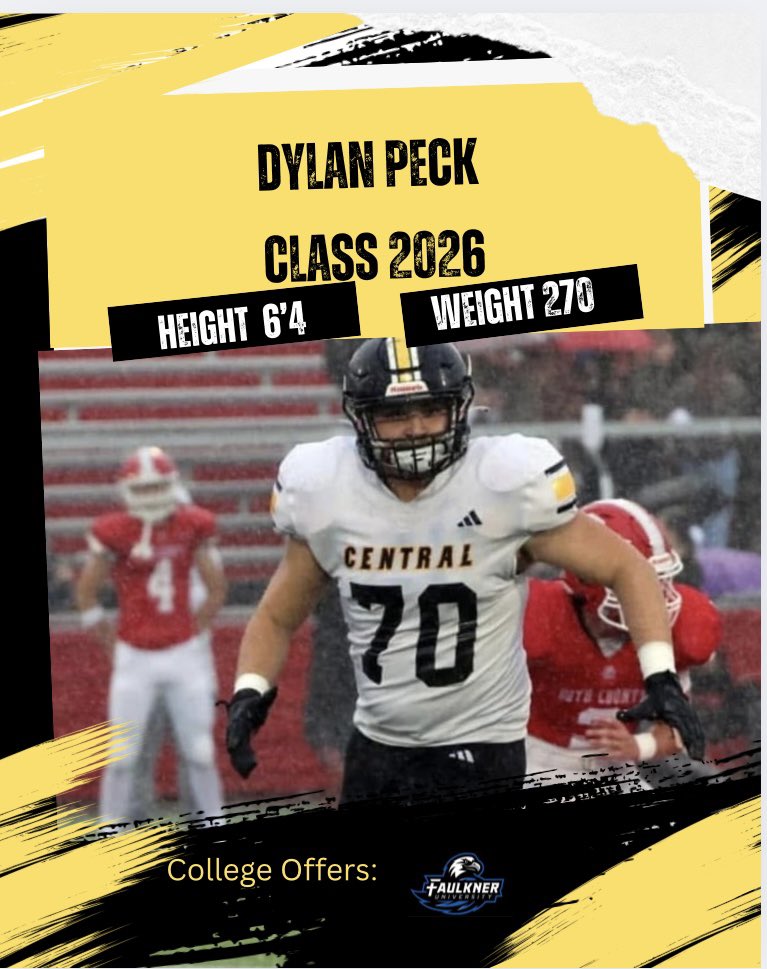 Johnson Central Football (@jcfootball2025) on Twitter photo Offensive Lineman <a href="/dylanpeck70/">Dylan peck 2026</a> is getting stronger very day. He has the size and athleticism to play at the next level. Check out his highlights:
hudl.com/v/2QWE0u
<a href="/jeffowens95/">Jeff Owens</a> <a href="/CoachWoodmanMSU/">Jason Woodman</a> <a href="/CoachJessePeck/">Jesse Ray Peck</a> <a href="/HLpreps/">Jared Peck</a> <a href="/PrepRedzoneKY/">Prep Redzone Kentucky</a> Offensive Lineman <a href="/dylanpeck70/">Dylan peck 2026</a> is getting stronger very day. He has the size and athleticism to play at the next level. Check out his highlights:
hudl.com/v/2QWE0u
<a href="/jeffowens95/">Jeff Owens</a> <a href="/CoachWoodmanMSU/">Jason Woodman</a> <a href="/CoachJessePeck/">Jesse Ray Peck</a> <a href="/HLpreps/">Jared Peck</a> <a href="/PrepRedzoneKY/">Prep Redzone Kentucky</a>