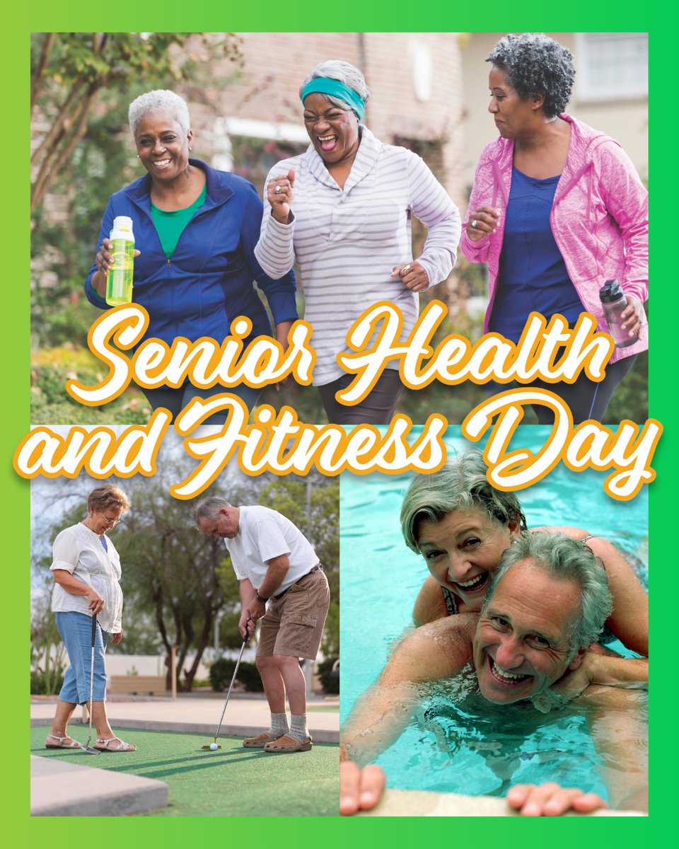 From gyms and aquatic pools, to fitness classes and community walks, older adults are achieving their fitness goals across our communities. Happy National Senior Health and Fitness Day. Here's to celebrating active lifestyles and the dedication to staying healthy and strong!