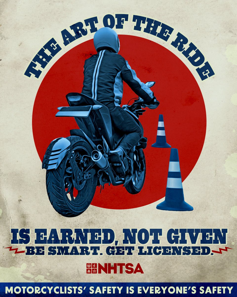 Be informed! 📖 Driving a car and riding a motorcycle require different skills and knowledge 🧠. Take the motorcycle safety class, get the proper endorsement, and ride safely 🏍️ 💨.

Find a class near you: dmv.virginia.gov/licenses-ids/m…