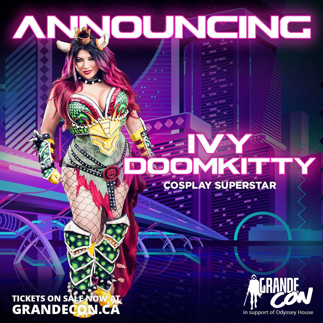 GrandeCon (@grandecon1) on Twitter photo Cosplay icon <a href="/IvyDoomkitty/">🌸Ivy Doomkitty🌸</a> is back for #GrandeCon 2025! Artist, gamer, model, & advocate for inclusivity, Ivy brings heart to every con, especially ours, supporting @OdysseyHouseGP Catch her this Sept in GP! Tickets: grandecon.ca/tickets
#GrandePrairie #OdysseyHouseGP Cosplay icon <a href="/IvyDoomkitty/">🌸Ivy Doomkitty🌸</a> is back for #GrandeCon 2025! Artist, gamer, model, & advocate for inclusivity, Ivy brings heart to every con, especially ours, supporting @OdysseyHouseGP Catch her this Sept in GP! Tickets: grandecon.ca/tickets
#GrandePrairie #OdysseyHouseGP