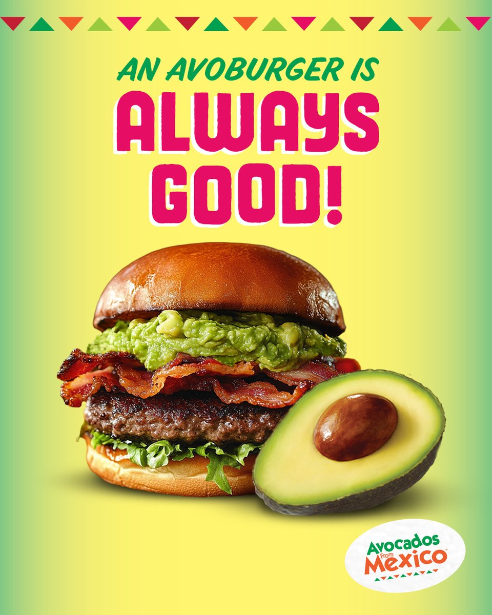 The only thing better than a burger… is a burger with avocado on it. Don’t @ us. 😤🥑 #NationalBurgerDay #alwaysgoodavocados