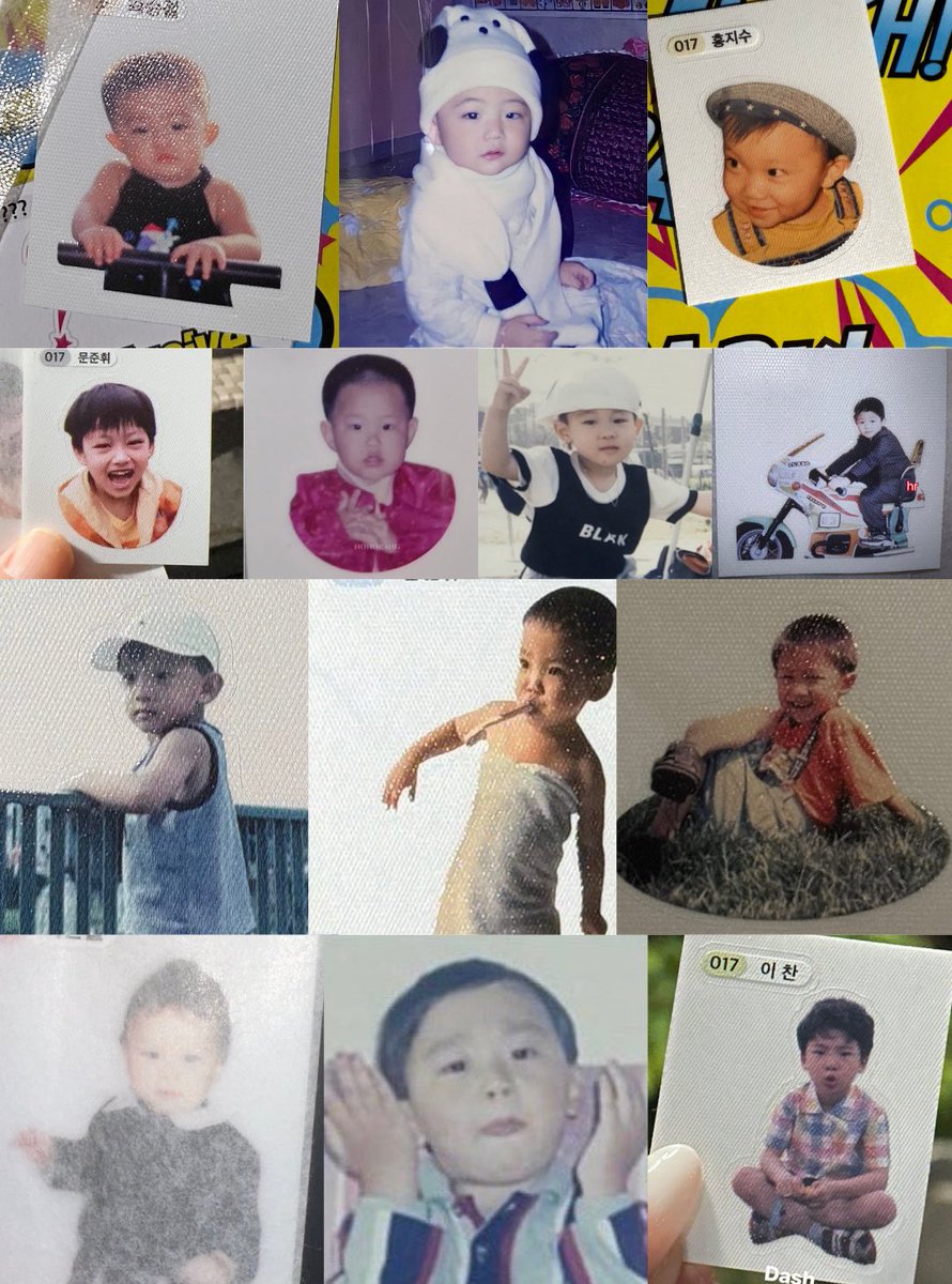 _esekupse's tweet image. seventeen baby pictures completed &amp;lt;3