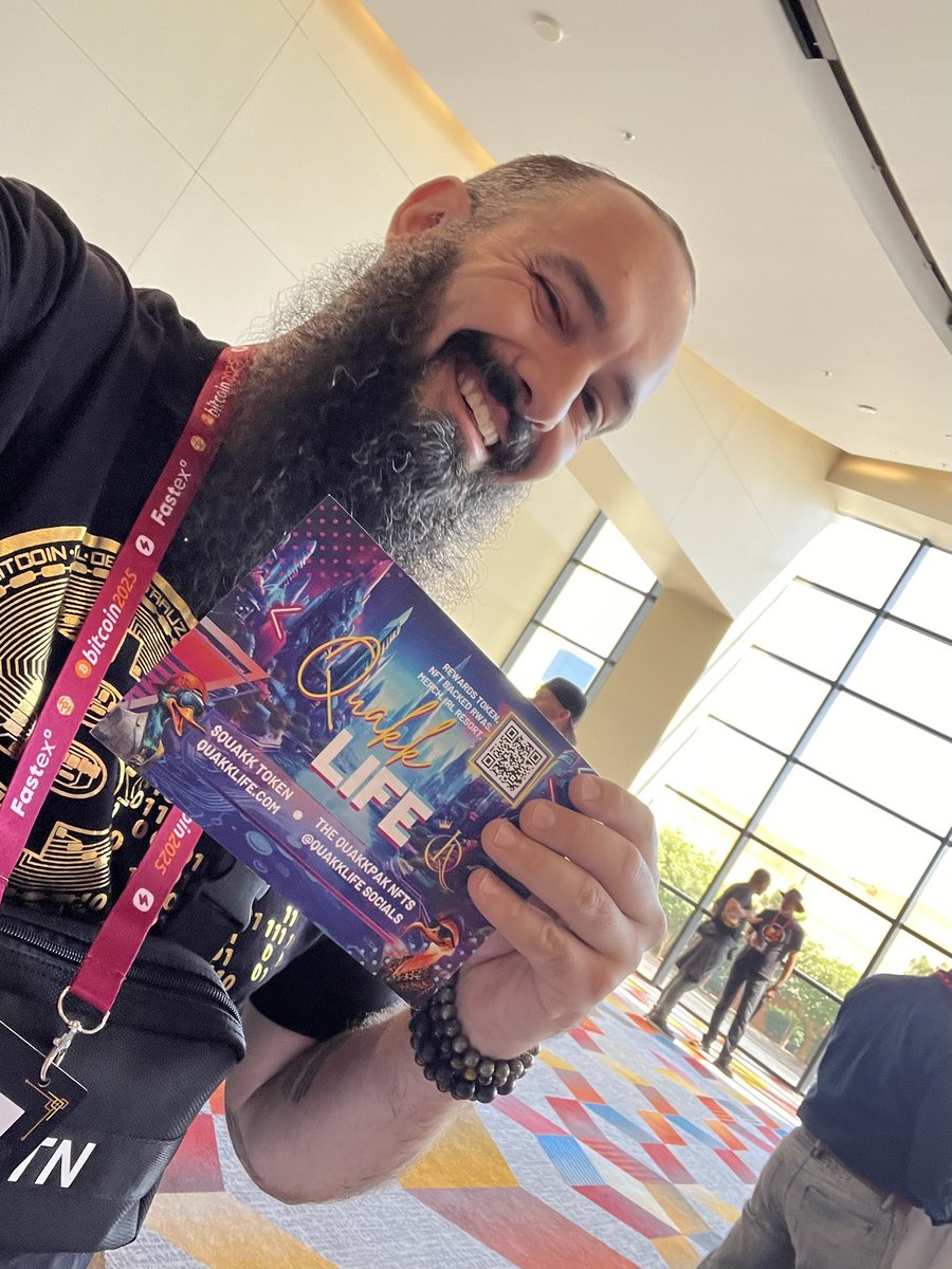 Crypto Stoner (@cryptostonerfam) on Twitter photo Goooood morning from Las Vegas fam!!🤙
#BitcoinConference2025 under way.
<a href="/quakklife/">Quakk Life</a> taking over the floor 🦆🦆🦆
If you find me IN PERSON.
I’ll give you a free $QUAKK NFT 😮👀 Goooood morning from Las Vegas fam!!🤙
#BitcoinConference2025 under way.
<a href="/quakklife/">Quakk Life</a> taking over the floor 🦆🦆🦆
If you find me IN PERSON.
I’ll give you a free $QUAKK NFT 😮👀